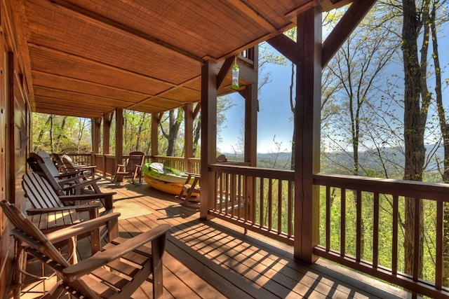 783 Moreland Dr N, Cherry Log, GA 30522 - view of wooden deck
