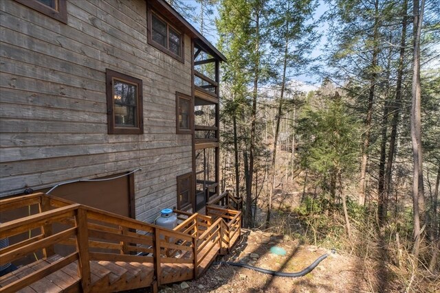 510 Gallery Ct, Ellijay, GA 30540 - view of home's exterior featuring a balcony
