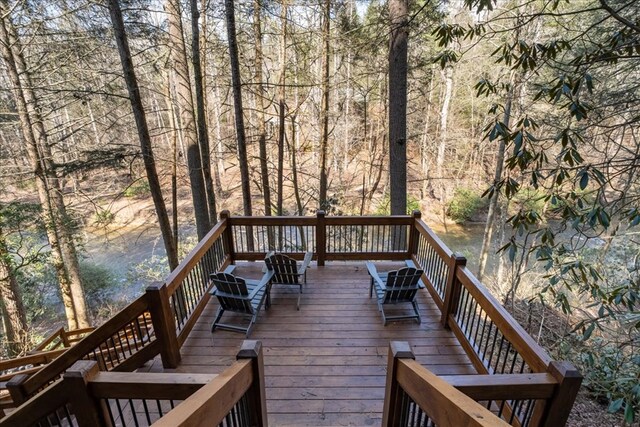 510 Gallery Ct, Ellijay, GA 30540 - deck with a water view
