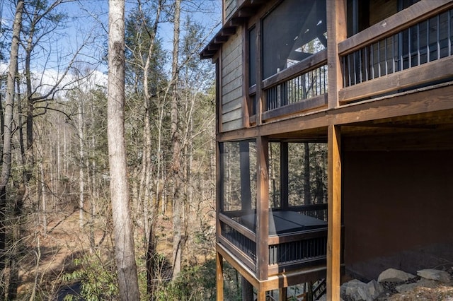 510 Gallery Ct, Ellijay, GA 30540 - view of side of property featuring a wooded view