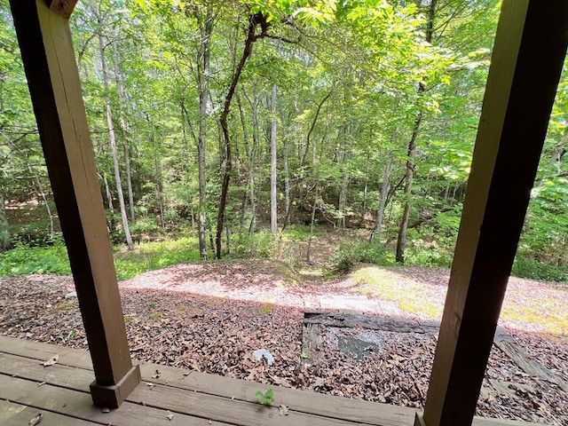 384 Shadow Pines Dr, Murphy, NC 28906 - view of yard featuring a wooded view