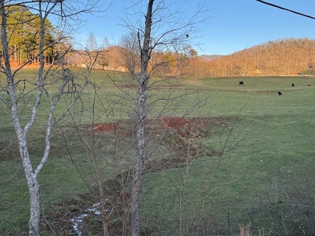 property view of water with a mountain view