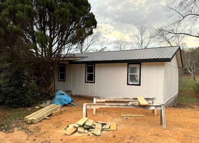 view of rear view of property