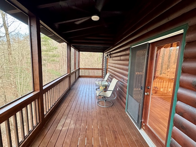 view of deck