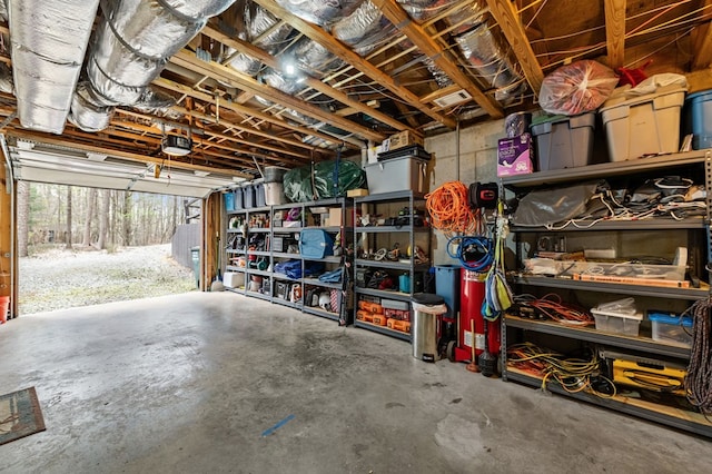 2487 Newport Dr, Ellijay, GA 30540 - garage with a garage door opener
