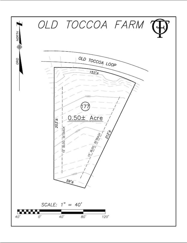 LOT177 Old Toccoa Loop, Mineral Bluff GA, 30559 land for sale