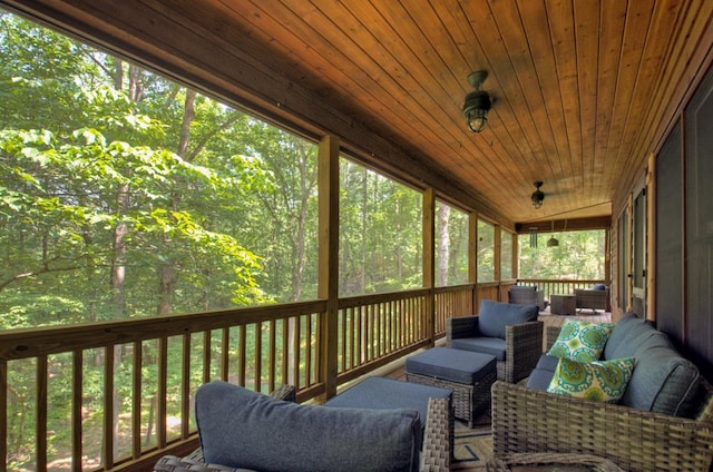 30 Okemah Ct, Ellijay, GA 30540 - sunroom / solarium featuring an outdoor hangout area