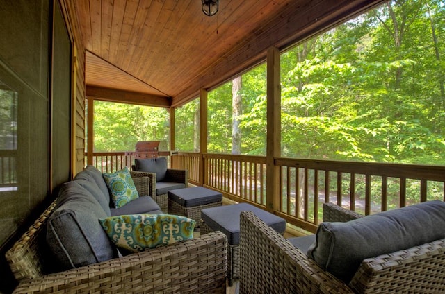 30 Okemah Ct, Ellijay, GA 30540 - deck featuring an outdoor living space