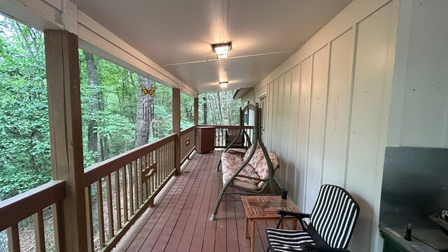 143 Sorghum Mill Run, Blairsville, GA 30512 - view of deck