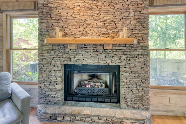 50 Rustic Rdg, Blue Ridge, GA 30513 - detailed view of a fireplace and wood finished floors