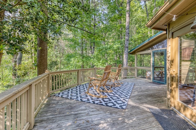 50 Rustic Rdg, Blue Ridge, GA 30513 - view of deck