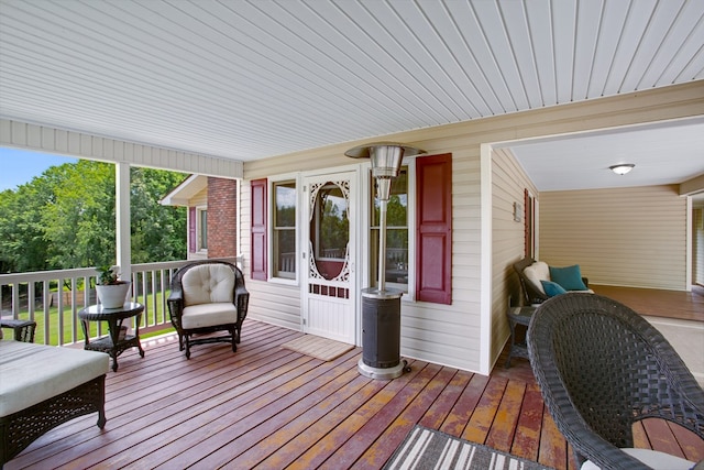 view of deck