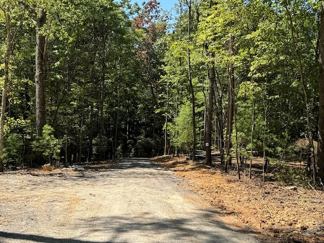 view of road