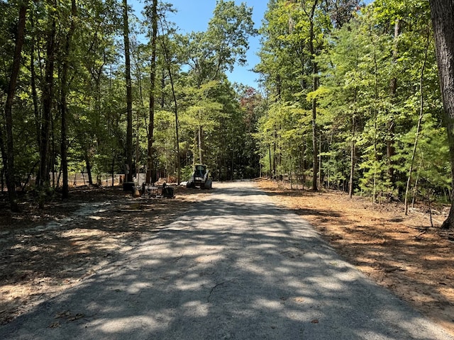 view of road