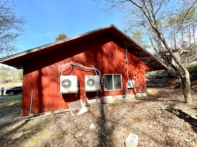 37 Shady Creek Rdg, Marble, NC 28905 - view of horse barn featuring ac unit