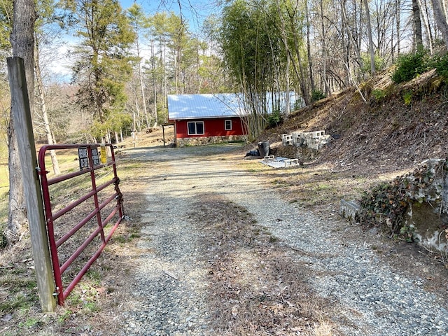 37 Shady Creek Rdg, Marble, NC 28905 - view of street with a gated entry and driveway
