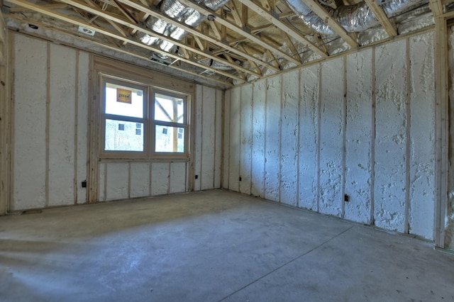 view of basement