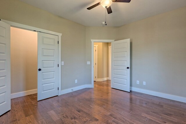 bathroom with hardwood / wood-style floors and vanity