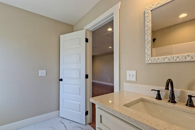 full bathroom featuring vanity, toilet, and shower / washtub combination