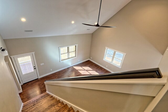 view of attic