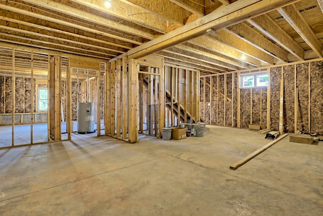 miscellaneous room with water heater