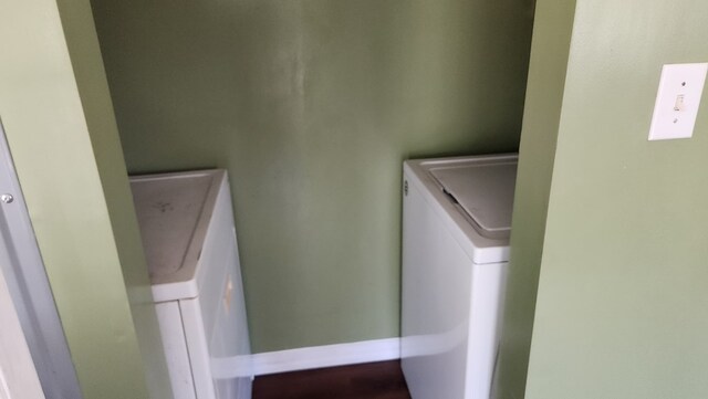 349 Kirby Ln, Murphy, NC 28906 - washroom featuring washer / clothes dryer and baseboards