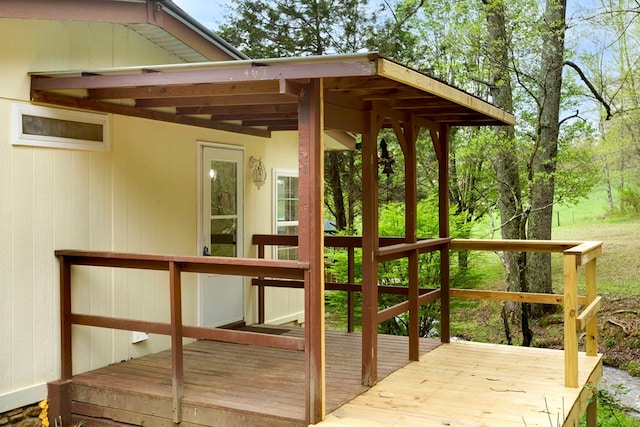 349 Kirby Ln, Murphy, NC 28906 - view of wooden deck