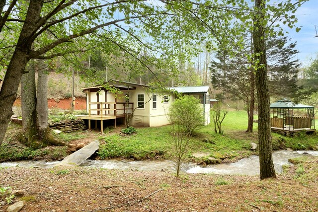 349 Kirby Ln, Murphy, NC 28906 - view of yard featuring a gazebo