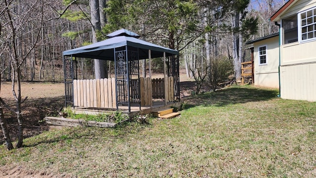 349 Kirby Ln, Murphy, NC 28906 - view of yard featuring a gazebo