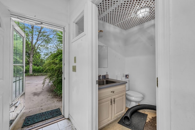 498 Old Dyer Rd, Hayesville, NC 28904 - bathroom featuring toilet and vanity