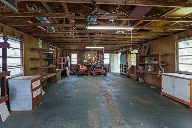 miscellaneous room with plenty of natural light