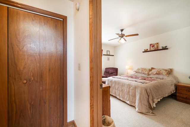 1544 Country Walk, Murphy, NC 28906 - bedroom featuring ceiling fan and light colored carpet