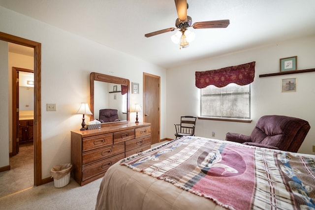 1544 Country Walk, Murphy, NC 28906 - bedroom featuring light carpet, baseboards, and ceiling fan