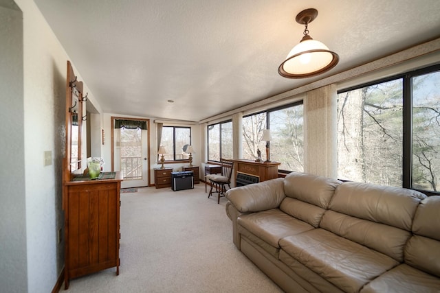 1544 Country Walk, Murphy, NC 28906 - interior space featuring light carpet and a textured ceiling