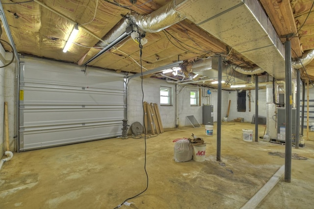 975 Goss Rd, Epworth, GA 30541 - garage with heating unit and electric panel