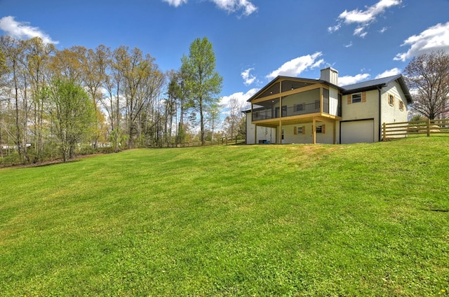 975 Goss Rd, Epworth, GA 30541 - view of yard with an attached garage