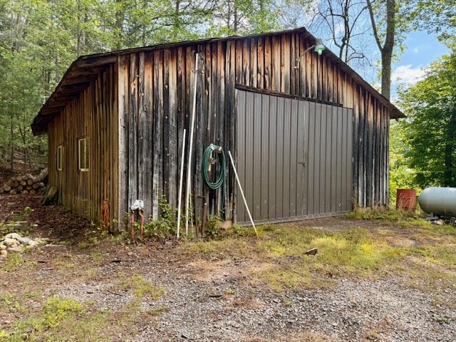 view of outbuilding with an outdoor structure