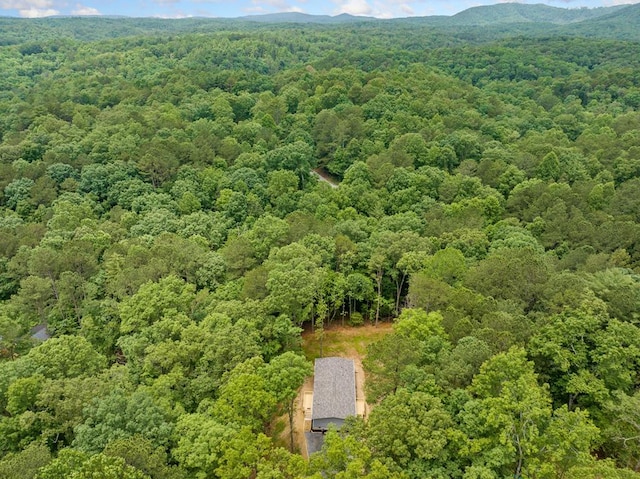 220 Jetty Dr, Ellijay, GA 30540 - aerial view of a heavily wooded area and a mountainous background