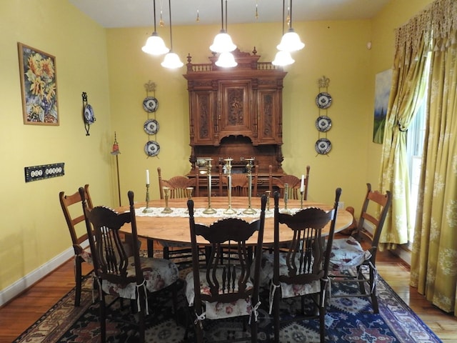 120 Sunrock Mountain Trc, Blue Ridge, GA 30513 - dining room with wood finished floors and baseboards