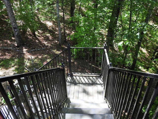 120 Sunrock Mountain Trc, Blue Ridge, GA 30513 - view of wooden terrace