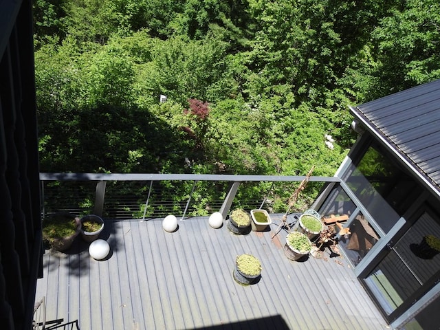 120 Sunrock Mountain Trc, Blue Ridge, GA 30513 - view of wooden terrace