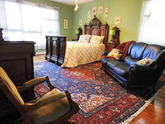 120 Sunrock Mountain Trc, Blue Ridge, GA 30513 - bedroom featuring wood finished floors