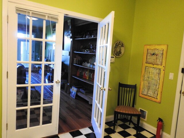 120 Sunrock Mountain Trc, Blue Ridge, GA 30513 - doorway to outside featuring french doors and baseboards