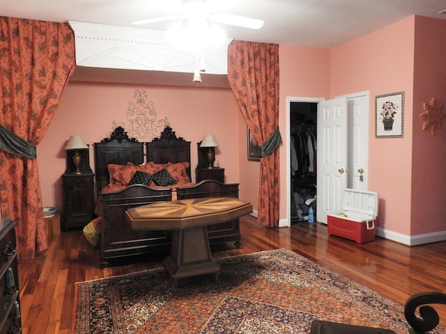 120 Sunrock Mountain Trc, Blue Ridge, GA 30513 - bedroom featuring wood finished floors and baseboards