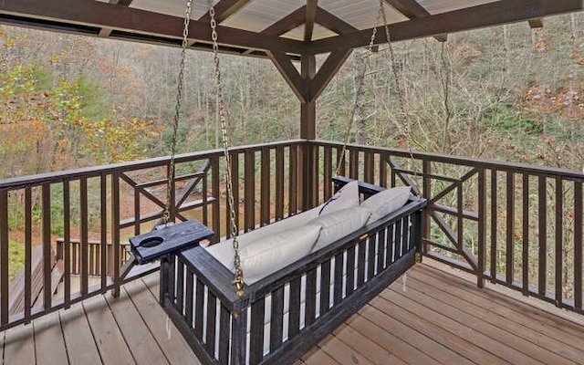 7670 Hiawassee Wilderness, Hiawassee, GA 30546 - view of deck