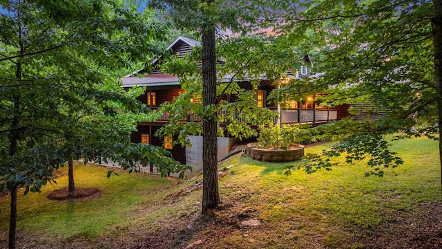608 Pine Pass Cir, Mineral Bluff, GA 30559 - view of green lawn