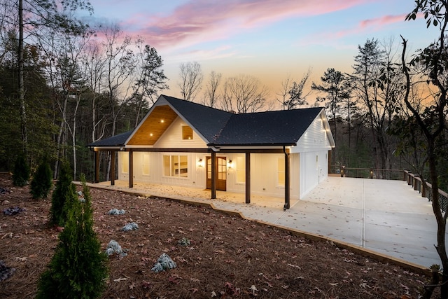 exterior space with driveway