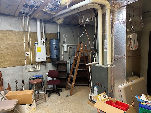 1207 Bullen Gap Rd, Blue Ridge, GA 30513 - utilities featuring a central vacuum unit and heating unit