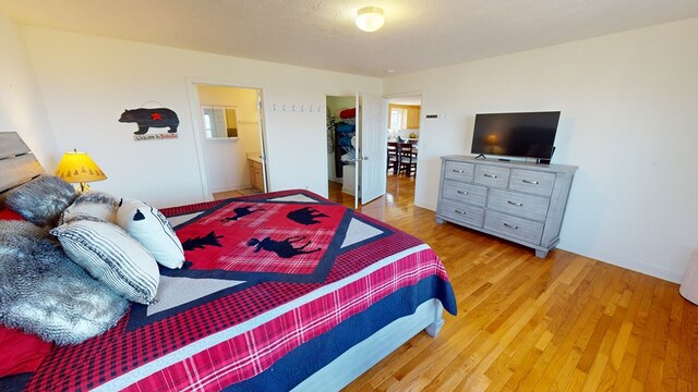 605 Hamby Rd, Murphy, NC 28906 - bedroom with wood finished floors and ensuite bathroom