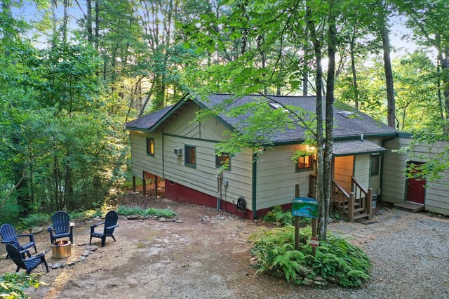 view of rear view of house